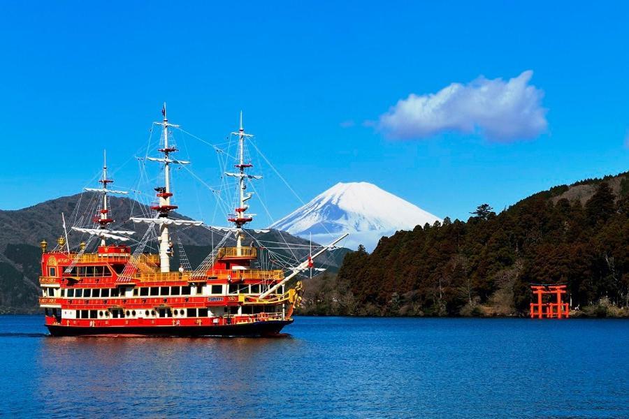 New Open『天然温泉』芦ノ湖畔の完全貸切別荘 ฮาโกเน่ ภายนอก รูปภาพ